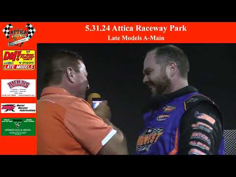 5.31.24 Attica Raceway Park Late Models A-Main - dirt track racing video image