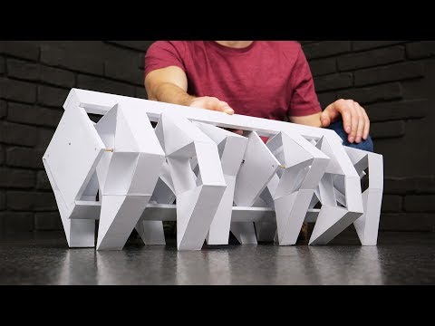 DIY Walking Robotic Creature Strandbeest - UCZdGJgHbmqQcVZaJCkqDRwg
