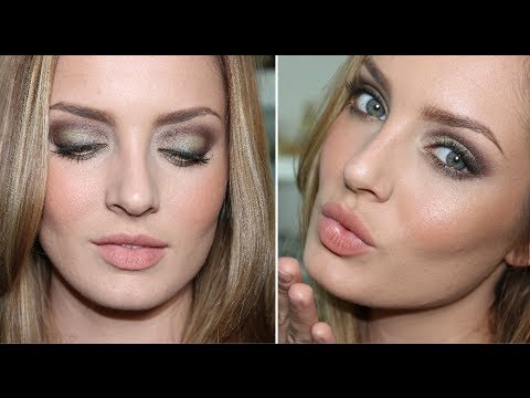 Golds, Greens & Browns Party Eye Tutorial! - UCLFW3EKD2My9swWH4eTLaYw