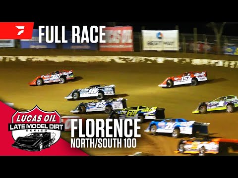 FULL RACE: North/South 100 | Lucas Oil Late Models at Florence Speedway 8/10/2024 - dirt track racing video image