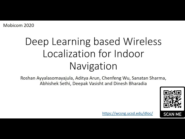 Deep Learning Based Wireless Localization for Indoor Navigation