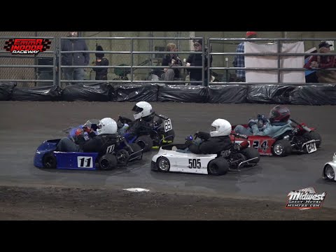 Heat Races - Emma Indoor Raceway - Kart Racing - 21 December 2024 - dirt track racing video image