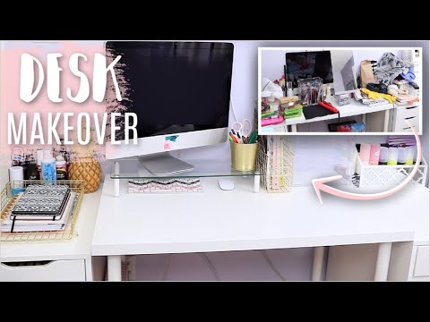 Desk Makeover: Cleaning + Organization! - UCsWQWXOPongqZJM5D3B_oRQ