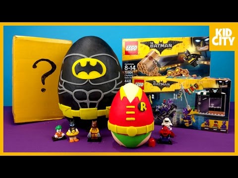 LEGO Batman Movie Play-Doh Surprise Egg with LEGO Batman Toys | KIDCITY - UCCXyLN2CaDUyuEulSCvqb2w
