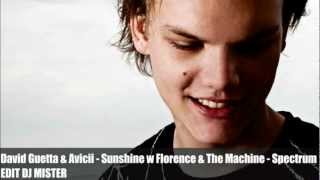 David Guetta & Avicii - Sunshine w Florence & The Machine - Spectrum (MISTER DJ EDIT)