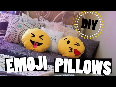 DIY Emoji Pillows - DIY GIFT IDEA (no sew) - UCwrr3IkHMeDIAj7zjq17qoA