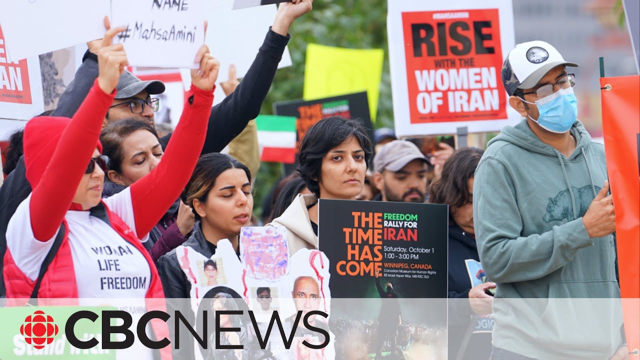 Protests against Iran’s repression of women’s rights held around the world