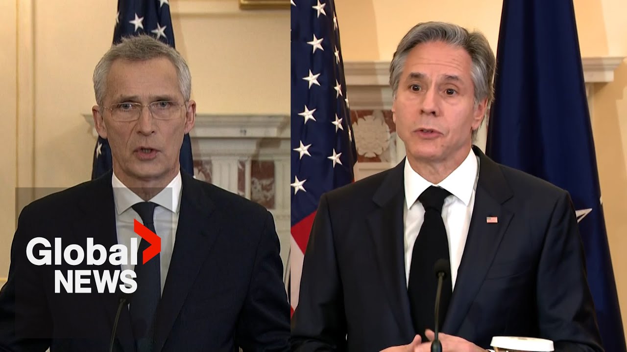 NATO chief Stoltenberg, US’ Blinken hold news conference at State Department | LIVE