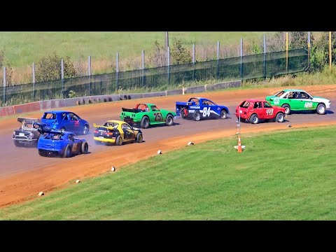 Waiuku Dirt Track Speedway - Clockwise Saloons All In Event - 15/12/24 - dirt track racing video image