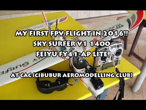 My First FPV Flight in 2016 - Sky Surfer v1 1400mm - UCXDPCm6CxZ3GzSrx2VDSMJw