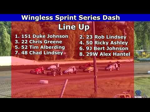 Grays Harbor Raceway, June 18, 2022, Wingless Sprint Series Dash - dirt track racing video image