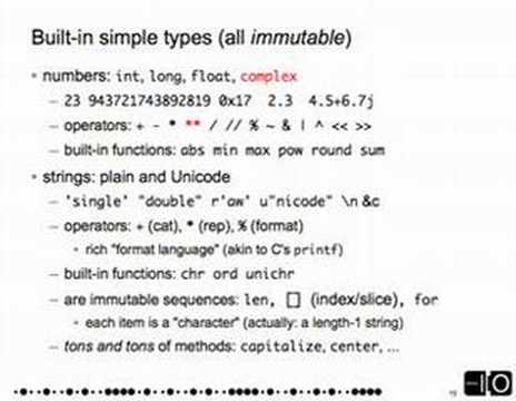 Google I/O 2008 - Painless Python Part 1 of 2 - UC_x5XG1OV2P6uZZ5FSM9Ttw