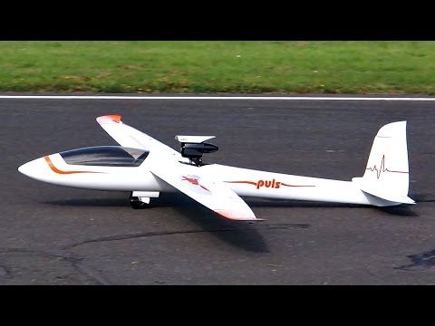 "PULS" GIGANTIC RC FULL GFK EDF ELECTRIC GLIDER FLIGHT DEMONSTRATION / Jetpower Messe 2015 - UCH6AYUbtonG7OTskda1_slQ