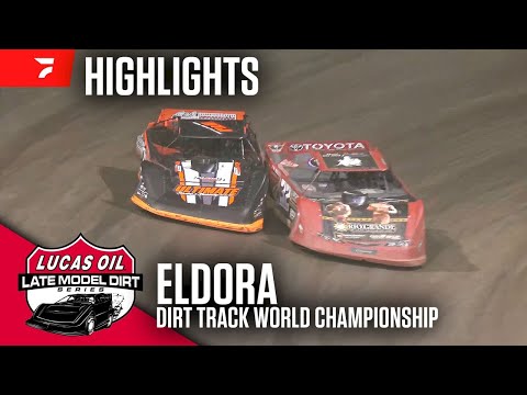 Lucas Oil Late Model Dirt Series | Highlights - 44th Annual DTWC | Eldora Speedway - dirt track racing video image