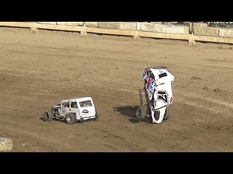 Honor Speedway '24 - Keaton Shore Flip - dirt track racing video image