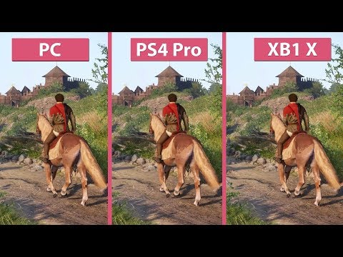 [4K] Kingdom Come Deliverance – PC 4K Max vs. PS4 Pro vs. Xbox One X Graphics Comparison - UCy1-UfHBaFlQHDLNU9lYiyQ