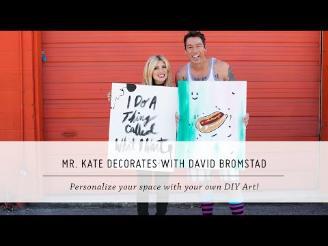 Mr. Kate Decorates with David Bromstad | DIY Painting and Decor | Interior Design