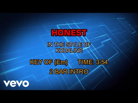 Kodaline - Honest (Karaoke) - UCQHthJbbEt6osR39NsST13g