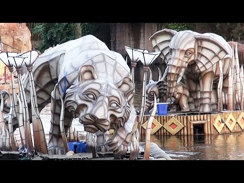 Rivers of Light Testing at Disney's Animal Kingdom Park w/ALL Four Animal Floats & Lantern Boats - UCe-gHr2O_LP7t0YJYHZQZlg