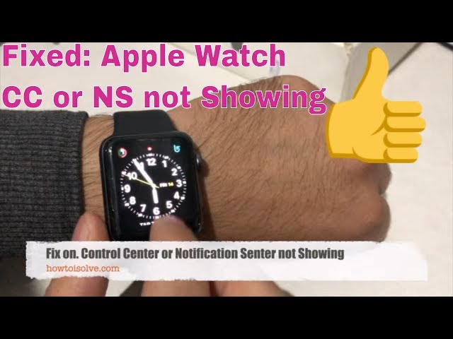 How To Enable Swipe Up On Apple Watch?