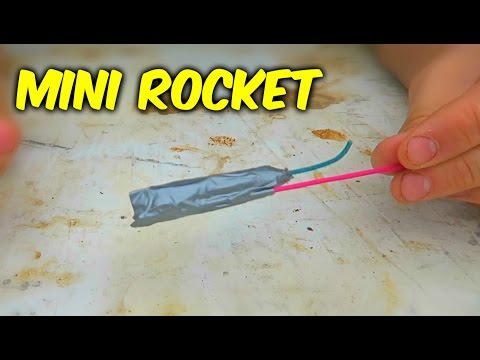 Mini Rocket Out of a Fuse - Science Experiment - UCe_vXdMrHHseZ_esYUskSBw