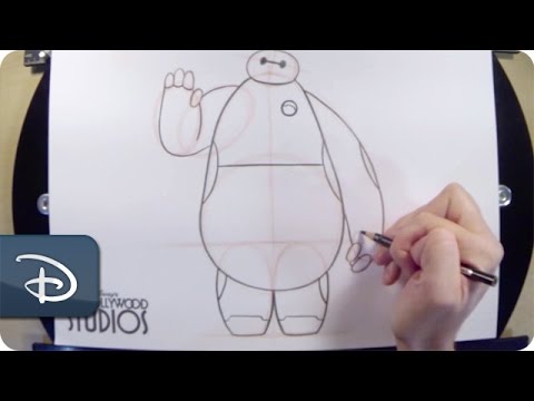 How-To Draw Baymax From ‘Big Hero 6’ | Disney's Hollywood Studios - UC1xwwLwm6WSMbUn_Tp597hQ