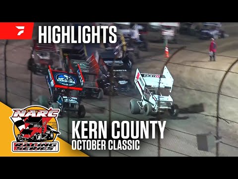 October Classic | NARC 410 Sprint Cars at Kevin Harvick's Kern County Raceway 10/25/24 | Highlights - dirt track racing video image