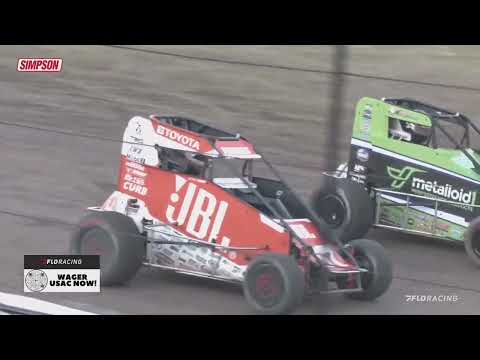 LIVE: USAC Midgets at Mitchell County Fairgrounds - dirt track racing video image