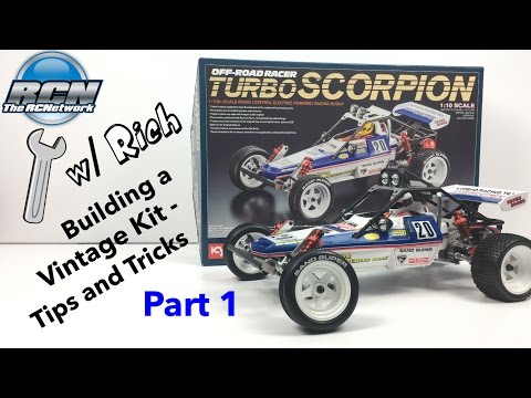 Building a Vintage RC - Wrenching w/ Rich - Kyosho Turbo Scorpion Part 1 - UCSc5QwDdWvPL-j0juK06pQw