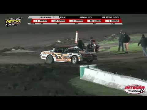 Hobby Stock Feature | Rapid Speedway | 5-28-2021 - dirt track racing video image