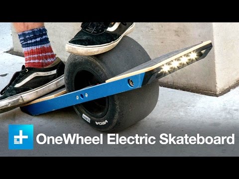 Carving concrete (and eating it) on the insane OneWheel electric skateboard - CES 2015 - UC8wXC0ZCfGt3HaVLy_fdTQw