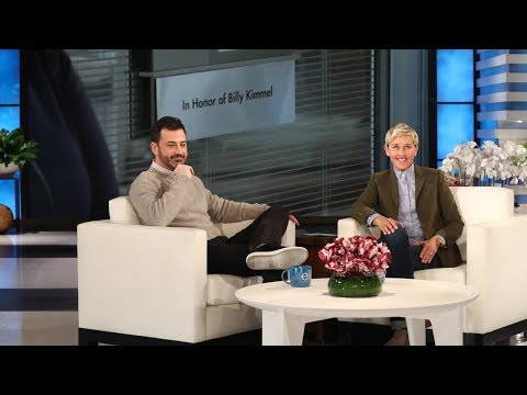 Ellen Surprises Jimmy Kimmel with a Dedication to His Son - UCp0hYYBW6IMayGgR-WeoCvQ