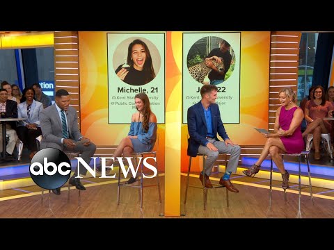 Tinder couple whose 3 years of messages went viral meets for 1st time on 'GMA' - UCH1oRy1dINbMVp3UFWrKP0w