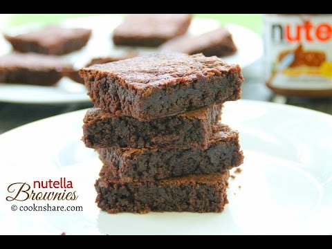 Nutella Brownies - 3 Ingredients - UCm2LsXhRkFHFcWC-jcfbepA