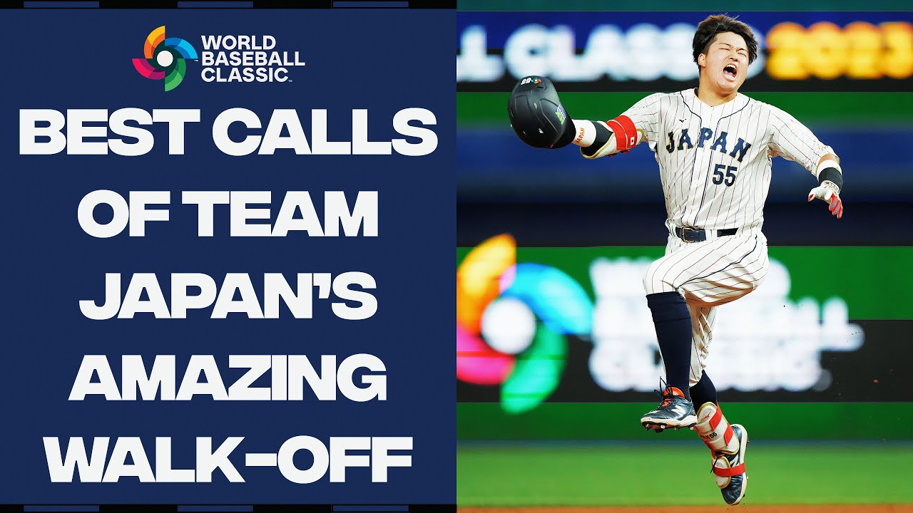 Best Broadcast Calls of Japan’s amazing walk-off vs. Mexico in World Baseball Classic!