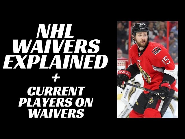 How the NHL Waiver Rules Affect Your Team