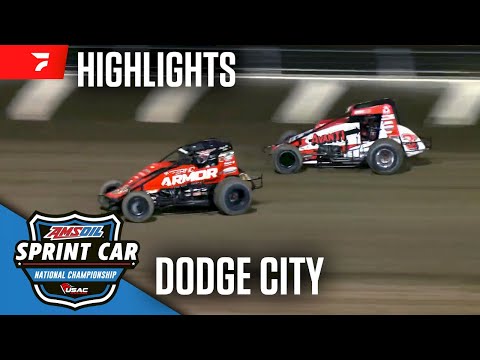 𝑯𝑰𝑮𝑯𝑳𝑰𝑮𝑯𝑻𝑺: USAC AMSOIL National Sprint Cars | Dodge City Raceway Park | October 17, 2025 - dirt track racing video image