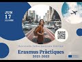 Imagen de la portada del video;Sessió informativa sobre la beca Erasmus Pràctiques per a la convocatòria 2021-2022