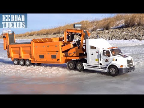 ICE ROAD TRUCKER - IT'S NOT EASY PULLING A HEAVY LOAD - Even at 1/14th scale | RC ADVENTURES - UCxcjVHL-2o3D6Q9esu05a1Q