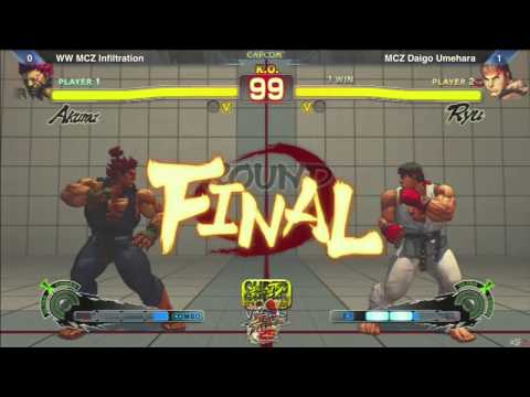 SSF4: WW MCZ Infiltration vs MCZ Daigo Umehara - SF25th Finals - Winners Finals - UCVg9nCmmfIyP4QcGOnZZ9Qg