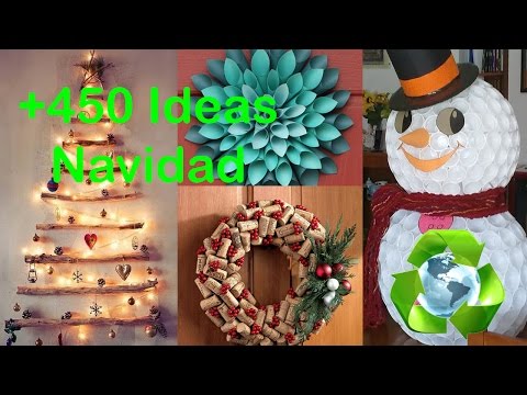 Decoración Navidad Ideas Reciclando / Decor Christmas Ideas Recycled - UCmwfZMs-RLQbzCOSBbrBEDw