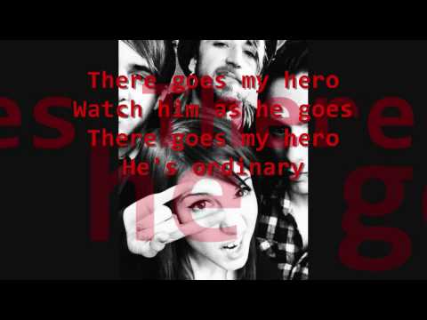 "My Hero" PARAMORE karaoke/instrumental [Acoustic cover - originally by Foo Fighters]