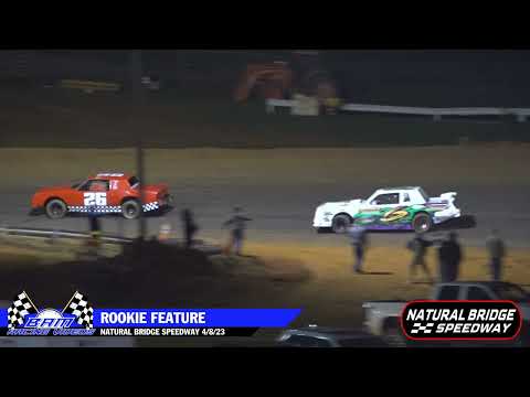 Rookie Feature - Natural Bridge Speedway 4/8/23 - dirt track racing video image