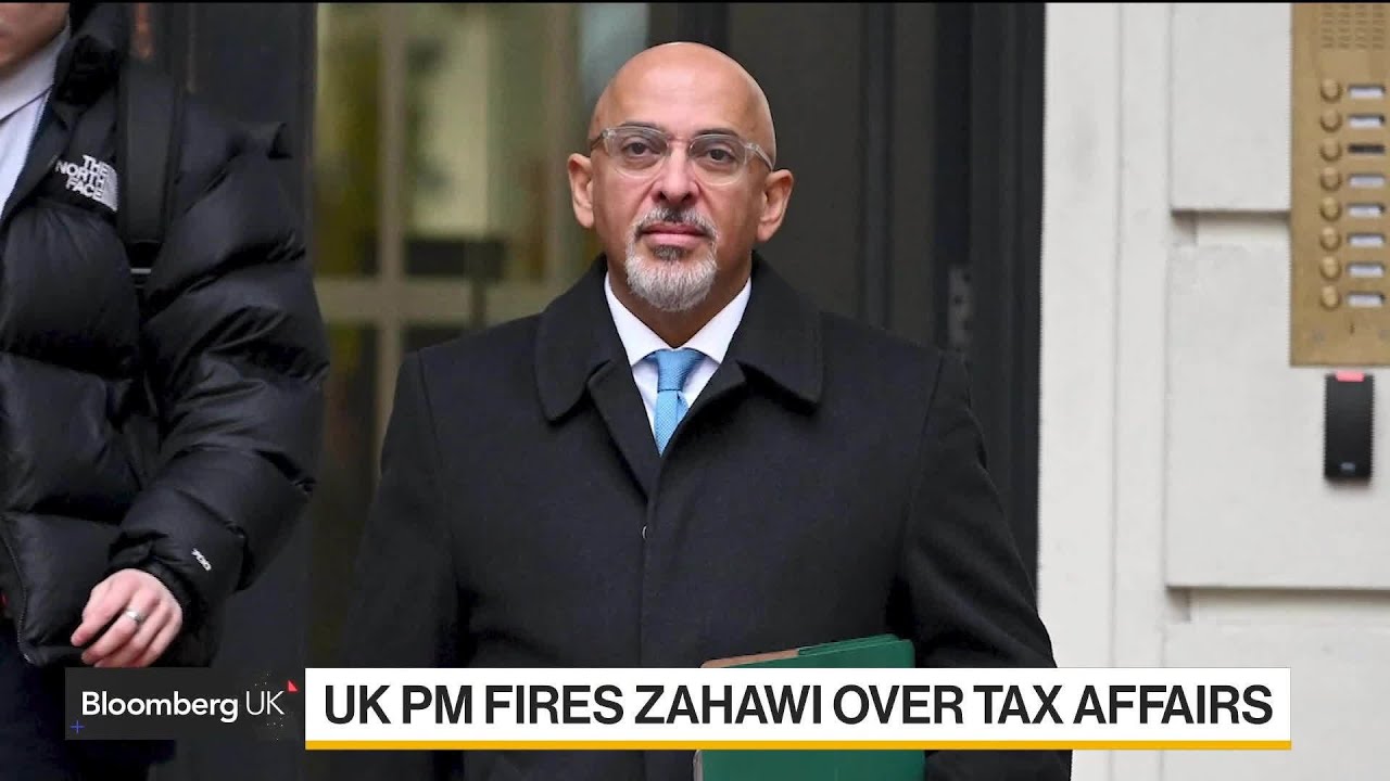 UK’s Sunak Fires Zahawi Over Taxes, Citing Ethics Breach