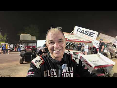 Lance Dewease discussed Saturday's $20,000 victory in the Greg Hodnett Classic at Port Royal - dirt track racing video image