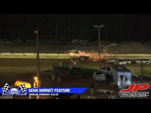 SEHA Hornet Feature - Carolina Speedway 4/21/23 - dirt track racing video image