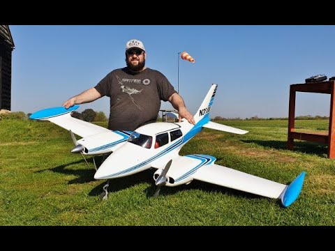 TOPFLITE CESSNA 310 81" RC - TWIN OS 55AX GLOWS - AWESOME FLAT OUT PASSES - DEANO & LEE # 1 - 2019 - UCMQ5IpqQ9PoRKKJI2HkUxEw