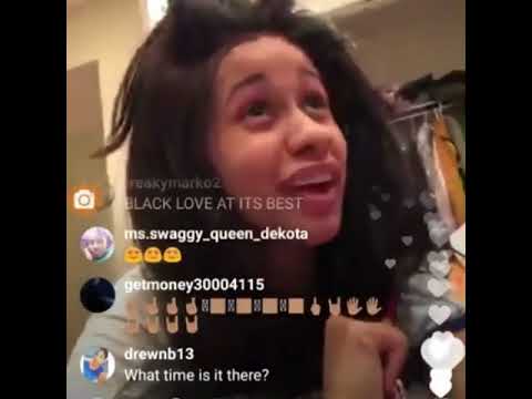 OFFSET PIPING CARDI B ON INSTAGRAM LIVE