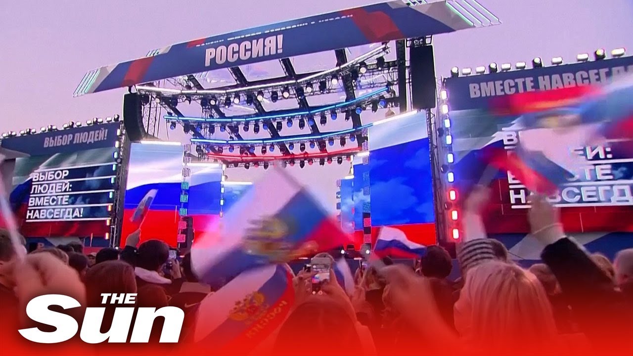 Moscow’s Red Square throws celebratory concert for Ukraine annexations