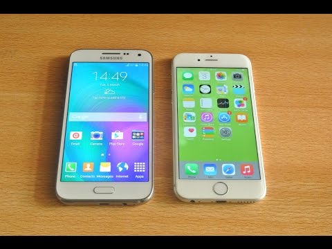 Samsung Galaxy E5 vs iPhone 6 - Full Comparison HD - UCTqMx8l2TtdZ7_1A40qrFiQ